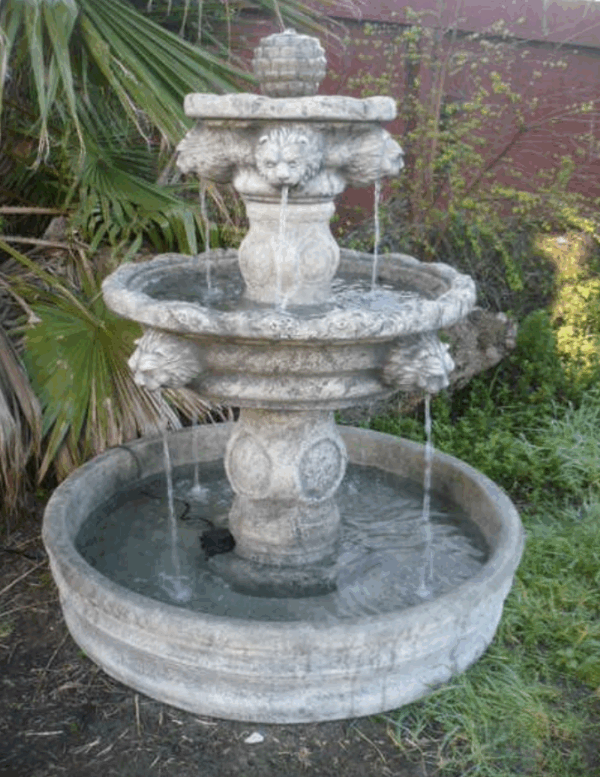 Mediterranean Fountain  w/ 4ft pond
